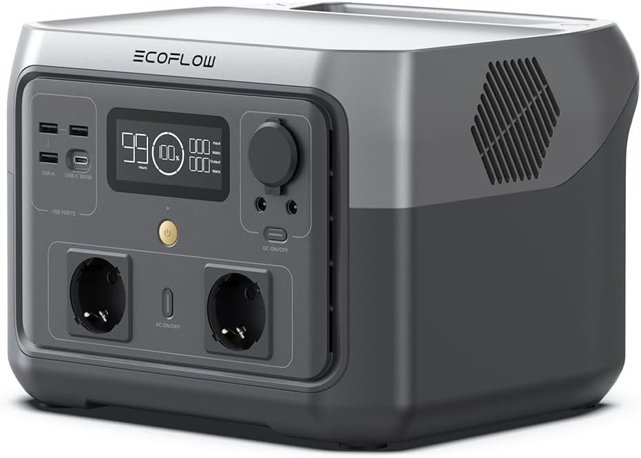 Station électrique portable ECOFLOW RIVER 2 MAX, batterie LiFeP04 512 Wh