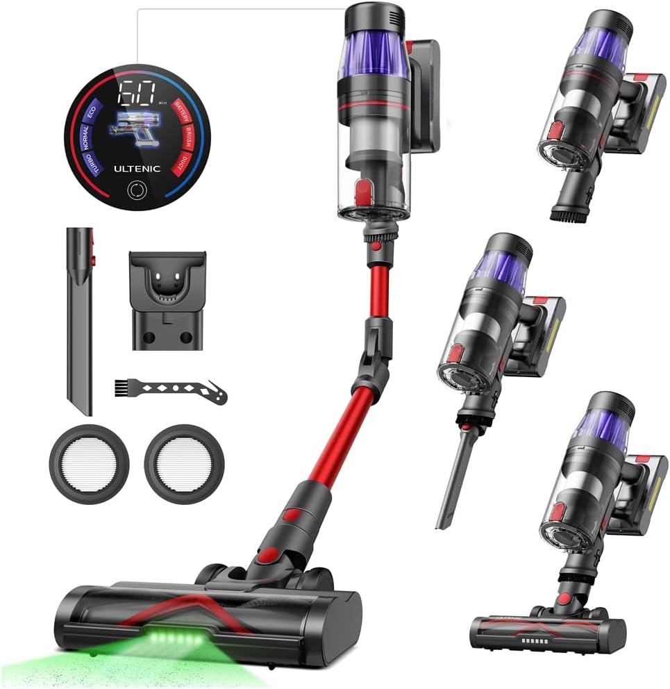 Ultenic U16 Flex Aspirateur Balai sans Fil, 50kPa/60min