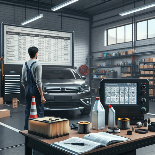 Un garage bien éclairé, test d'opacité sur diesel