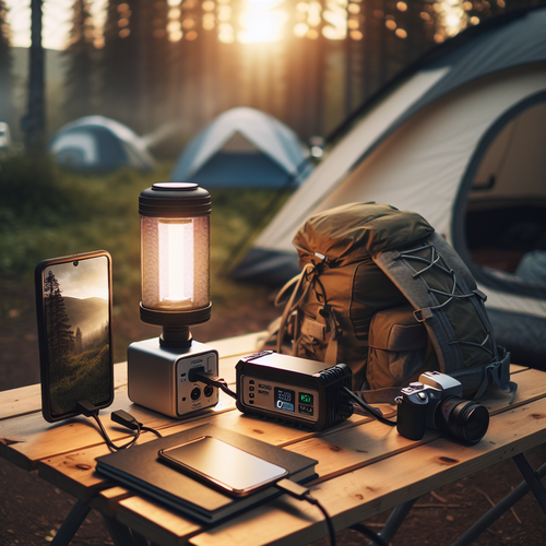 Gros plan sur le générateur maXpeedingrods 2300W posé sur un sol carrelé, de face, poignée bien visible, câbles branchés et lumière du matin éclairant l'appareil